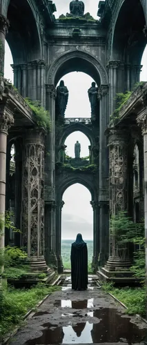 ruins,the ruins of the,ruin,ghost castle,hall of the fallen,water castle,lost place,monastery,lostplace,abandoned places,haunted cathedral,abandoned place,pilgrimage,desolation,kings landing,pillars,atlantis,lost places,ruined castle,mausoleum ruins,Illustration,Realistic Fantasy,Realistic Fantasy 46