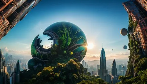 terraformed,futuristic landscape,alien planet,ecotopia,planet eart,alien world,arcology,cardassia,terraforming,planet alien sky,extrasolar,exoplanet,coruscant,planetoid,gas planet,megacorporation,homeworlds,biospheres,futuristic architecture,skyterra,Photography,General,Fantasy