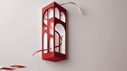 white walls and dark red ribbon
,candy cane bunting,room divider,wind chime,bookmark with flowers,hanging clock,door mirror,ornamental dividers,art deco ornament,airbnb logo,bookmark,valentine clock,w