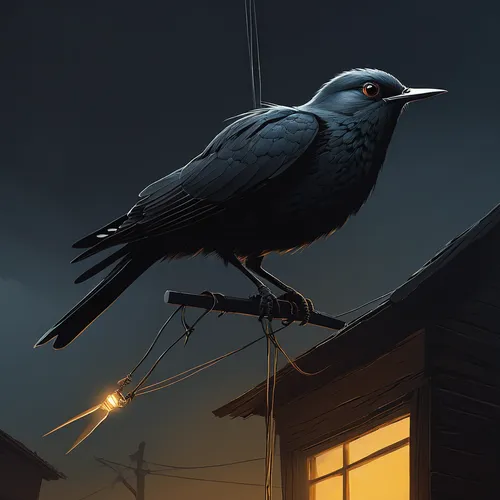 Create a suspenseful story where a cuckoo light reveals a dark secret.,3d crow,night bird,nocturnal bird,corvidae,bird illustration,crow-like bird,crows,crows bird,murder of crows,black bird,crow,jack