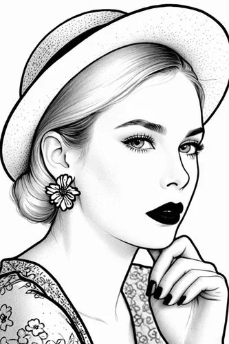 fashion vector,retro 1950's clip art,derivable,coreldraw,edit icon,paris clip art,Design Sketch,Design Sketch,Rough Outline