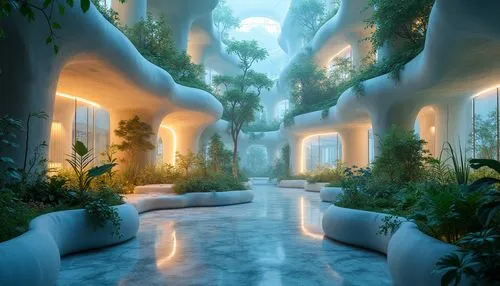 futuristic landscape,virtual landscape,underwater oasis,environments,fantasy landscape,fractal environment,3d render,ecotopia,3d fantasy,elven forest,winter garden,biomes,crypts,rivendell,render,biopiracy,biospheres,rainforest,enchanted forest,greywater,Photography,General,Realistic