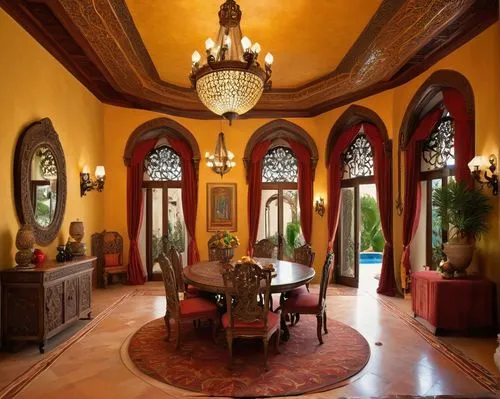 foyer,entrance hall,interior decor,lobby,royal interior,casa fuster hotel,dining room,home interior,ornate room,breakfast room,hotel hall,entryway,hallway,hacienda,haveli,parador,qasr al watan,inside courtyard,victorian room,peranakan,Illustration,Abstract Fantasy,Abstract Fantasy 22