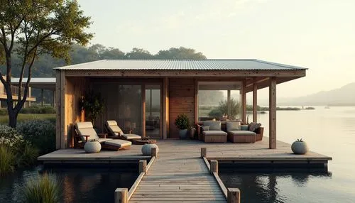 house by the water,floating huts,amanresorts,pool house,summer house,summer cottage,wooden decking,summerhouse,boat dock,boathouse,dock,boat house,undock,houseboat,outdoor furniture,boatshed,deckhouse,holiday villa,house with lake,inverted cottage