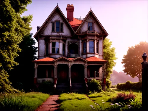 victorian house,victorian,witch's house,doll's house,victorian style,witch house,little house,house silhouette,3d render,house in the forest,crooked house,homestead,the haunted house,old home,house,country house,wooden house,3d rendered,apartment house,render,Photography,General,Sci-Fi