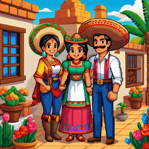 mexican culture,mexican tradition,mexican calendar,mexican,mariachi,pandero jarocho,cinco de mayo,mexican holiday,mexico,habaneras,amigos,rosa cantina,mexican mix,arrowroot family,hispanic,mexican revolution,mexican creeper,southwestern,game illustration,hacienda,Unique,Pixel,Pixel 05