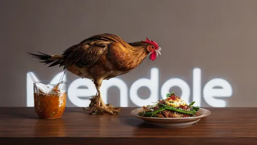 marmalade,hen,rendang,menudo,portrait of a hen,mandarin sundae,chicken product,domestic chicken,brakel chicken,chicken yard,chicken bird,vindaloo,mandarin wedge,leninade,remoulade,tenderloin,red hen,chicken 65,the chicken,brakel hen,Realistic,Foods,Szechuan Chicken