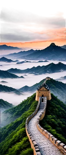 great wall,badaling,landscape background,heaven gate,winding road,winding steps,the mystical path,world digital painting,fantasy landscape,road of the impossible,wudang,hushan,dragon bridge,fantasy picture,emei,mountain landscape,stairway to heaven,road to nowhere,laoshan,jianfeng,Illustration,Realistic Fantasy,Realistic Fantasy 11