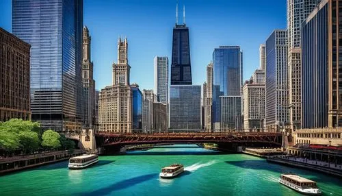 chicago skyline,chicago,chicagoan,metra,chicagoland,dearborn,dubia,financial district,detriot,streeterville,chicagoans,cta,illinoian,ctbuh,dubay,chicago night,uic,lake shore,sears tower,skyscrapers,Conceptual Art,Oil color,Oil Color 19