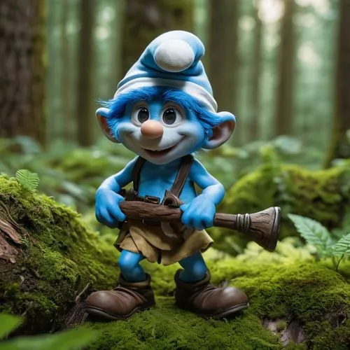 smurf,blue mushroom,filbert,smurfs,smurfette,forest mushroom,smurray,bohlander,gnomeo,sylbert,gargamel,farmer in the woods,forest man,kidrobot,gnome,woodsman,radagast,wood elf,forest floor,pilz,Photography,General,Realistic