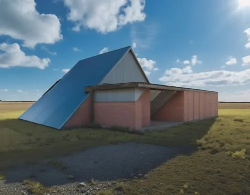 a chicken coop,cooling house,photogrammetric,tuktoyaktuk,cubic house,alpine hut,Photography,General,Realistic