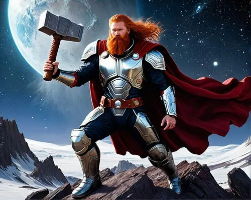 volstagg,thorr,thorbjorn,god of thunder,stoick,gimli,Conceptual Art,Sci-Fi,Sci-Fi 20