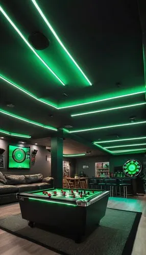 poolroom,game room,nightclub,billiards,clubroom,ufo interior,Photography,General,Realistic