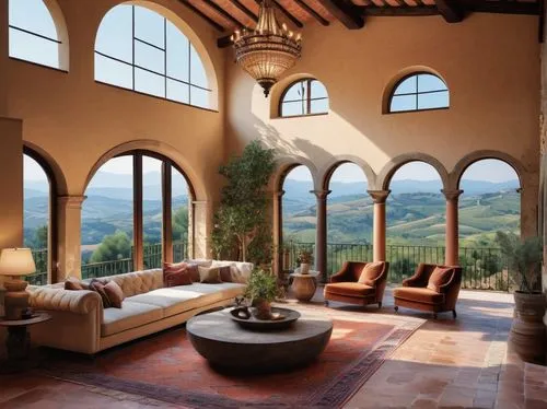 luxury home interior,tuscan,beautiful home,tuscany,luxury property,loggia,sitting room,cottars,toscane,living room,great room,house in the mountains,family room,country estate,fireplaces,french windows,luxury home,domaine,sunroom,casabella,Illustration,Vector,Vector 06