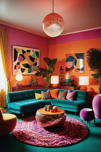 mid century modern,mahdavi,apartment lounge,interior decor,sottsass,interior decoration,contemporary decor,modern decor,great room,mid century,livingroom,interior design,mid century house,deco,chaise lounge,living room,sitting room,lounge,kitschy,midcentury,Illustration,Vector,Vector 04