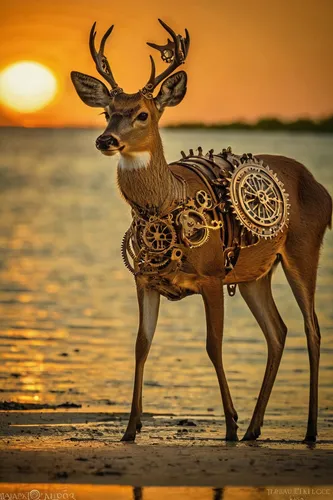 gold deer,european deer,male deer,spotted deer,pere davids male deer,deer,deer-with-fawn,deers,pere davids deer,winter deer,deer with cub,dotted deer,kudu,white-tailed deer,glowing antlers,deer antlers,whitetail,young-deer,whimsical animals,deer illustration,Illustration,Realistic Fantasy,Realistic Fantasy 13