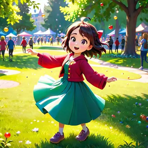 cute cartoon character,hanbok,colorful daisy,child in park,in the park,tulip festival,little girl running,festival,on the grass,village festival,disney character,little girl in wind,agnes,walk in a park,cg artwork,princess anna,springtime background,clover meadow,pinocchio,cute cartoon image,Anime,Anime,Cartoon