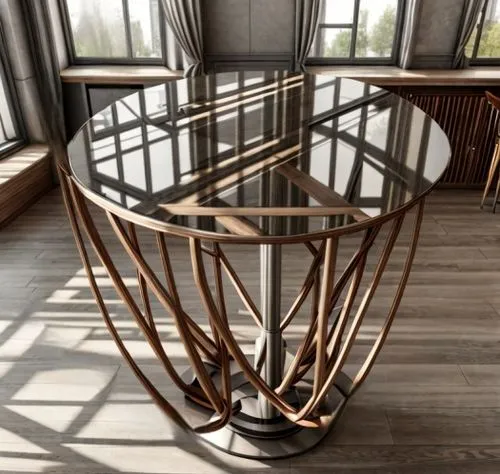 armillary sphere,circular staircase,winding staircase,orrery,dining room table,folding table,conference room table,coffee table,wine rack,conference table,wooden table,dining table,basket wicker,chair