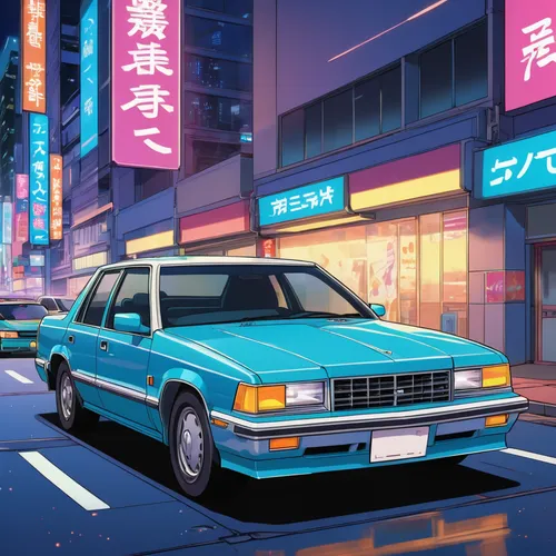 toyota ae85,honda concerto,tokyo city,saturn s-series,tokyo,isuzu,toyota corolla,nissan skyline,toyota corolla e120,toyota corolla e140,mitsubishi galant,mitsubishi galant vr-4,honda prelude,corolla,honda accord,oldsmobile intrigue,80's design,80s,toyota ft-hs,toyota tercel,Illustration,Japanese style,Japanese Style 03