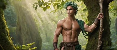 male elf,tarzan,zoro,wood elf,ashoka,elven forest,chipko,elvish,elven,forest man,amazonian,fae,pandav,fantasy picture,tribesman,farmer in the woods,rovshan,sokka,seregil,forest background,Photography,Fashion Photography,Fashion Photography 04