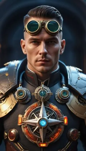 muscular powerful shirtless man with dark past,the character is dressed in steam punk style,sportacus,zraly,markus,grimaldo,avanhard,lehzen,Photography,General,Sci-Fi