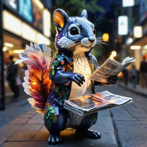 alebrije,mozilla,patapon,kontopirakis,newspaper reading,atunyote,Photography,Artistic Photography,Artistic Photography 02