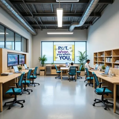 Vibrant laboratory setting, futuristic equipment, sterile surfaces, modern furniture, ergonomic chairs, adjustable lighting systems, acoustic panels, sound-absorbing materials, calming color schemes, 