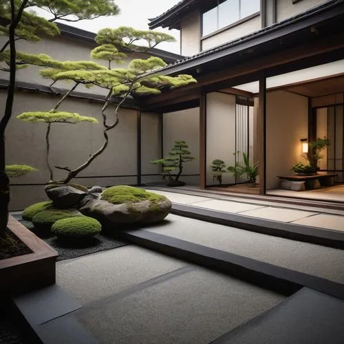 japanese zen garden,ryokan,zen garden,japanese-style room,ryokans,tatami,dojo,tea ceremony,chanoyu,teahouse,japanese garden ornament,zen stones,zen,japanese style,asian architecture,teahouses,japan garden,heian,roof landscape,zazen,Art,Artistic Painting,Artistic Painting 27