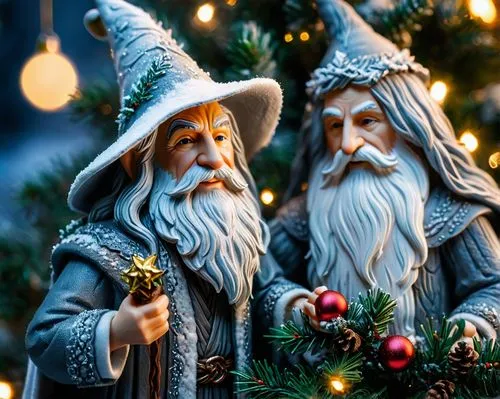 elves,yule,santaland,santons,tomte,lutin,saint nicholas' day,gnomes,merrymakers,hanging elves,travelocity,nasreddin,advent decoration,carolers,three wise men,2 advent,tidings,christmas crib figures,dumbledore,the three wise men,Photography,General,Fantasy