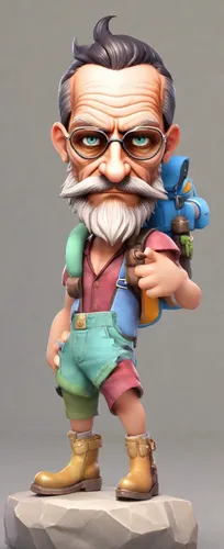 scandia gnome,smurf figure,3d figure,geppetto,gnome,valentine gnome,game figure,scandia gnomes,figurine,elderly man,3d model,gnomes,popeye,figurines,miniature figure,wind-up toy,gnome ice skating,old man,takikomi gohan,mohnfigur,Digital Art,3D