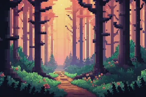 forest path,forest road,the forest,forest,forests,the woods,forest walk,pixel art,the forests,pathway,wooden path,haunted forest,forest of dreams,cartoon forest,forest dark,forest landscape,forest background,forest floor,forest glade,fairy forest,Unique,Pixel,Pixel 01