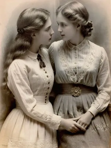 edwardians,edwardian,wlw,two girls,victorians,the victorian era,Photography,Black and white photography,Black and White Photography 13