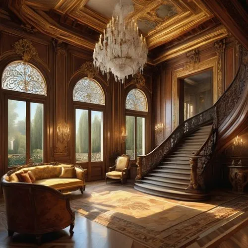 luxury home interior,ornate room,great room,opulently,luxury property,palatial,chateau,mansion,opulence,opulent,chateau margaux,interior design,hallway,royal interior,luxury home,entrance hall,grandeur,poshest,luxurious,chambre,Illustration,Realistic Fantasy,Realistic Fantasy 28