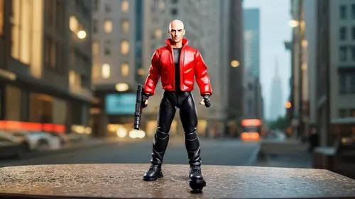 red hood,actionfigure,3d figure,action figure,pedestrian,red coat,marvel figurine,game figure,daredevil,plastic model,model train figure,toy photos,collectible action figures,red super hero,3d model,jacket,a pedestrian,3d man,articulated manikin,spy