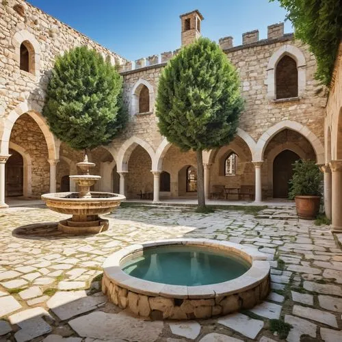 courtyard,puglia,inside courtyard,monastery israel,hala sultan tekke,ostuni,Photography,General,Realistic