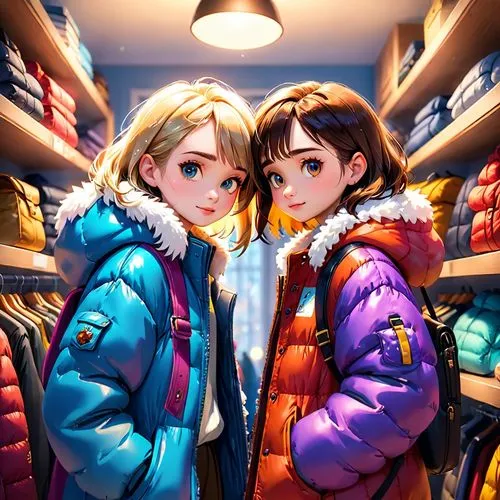 winter clothing,winter clothes,snowsuits,coats,parkas,ssx,Anime,Anime,Cartoon