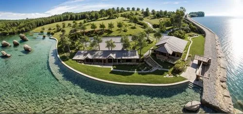 sveti stefan,rügen island,holiday villa,3d rendering,lavezzi isles,mamaia,luxury property,artificial island,eco hotel,artificial islands,house by the water,over water bungalows,tekapo,island poel,hala sultan tekke,lake balaton,maldives mvr,360 ° panorama,bendemeer estates,balaton,Landscape,Landscape design,Landscape space types,Natural Landscapes