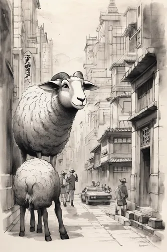 the sheep,wild sheep,sheep,merino sheep,wool sheep,sheep portrait,sheeps,two sheep,sheared sheep,wooden sheep,shear sheep,male sheep,game illustration,barbary sheep,ram,ruminant,rome 2,dwarf sheep,counting sheep,the black sheep,Illustration,Paper based,Paper Based 30