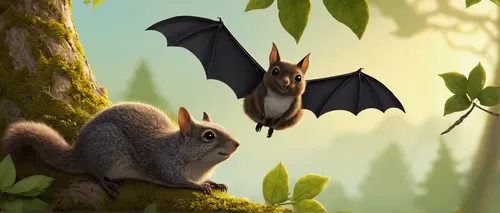 little red flying fox,tropical bat,hanging bat,fruit bat,flying fox,bat,bats,mouse eared bat,woodland animals,atlas squirrel,forest animals,big brown bat,squirrels,whimsical animals,anthropomorphized animals,megabat,squirrel,forest animal,the squirrel,acorns,Photography,Fashion Photography,Fashion Photography 23