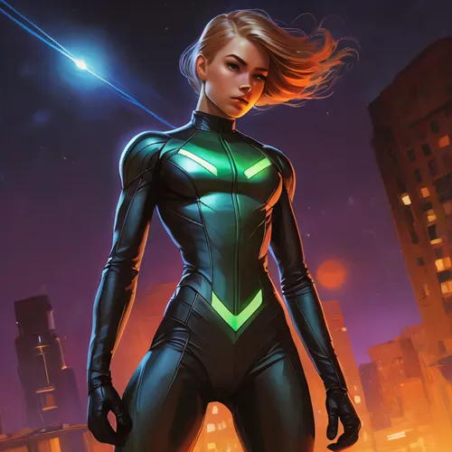 nova,electro,captain marvel,sci fiction illustration,green lantern,superhero background,cg artwork,patrol,goddess of justice,sprint woman,symetra,green aurora,super heroine,head woman,show off aurora,birds of prey-night,neon body painting,high-visibility clothing,ronda,starfire