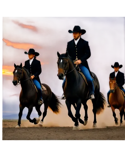 cowboy silhouettes,horse riders,equestrian sport,western riding,mounted police,cowboy mounted shooting,endurance riding,equitation,horsemen,cavalry,horsemanship,reining,chilean rodeo,riding school,galloping,cowboy action shooting,dressage,rodeo,charreada,gallops,Conceptual Art,Oil color,Oil Color 17