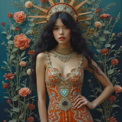 yasumasa,baroque angel,vintage asian,tiger lily,viveros,solar