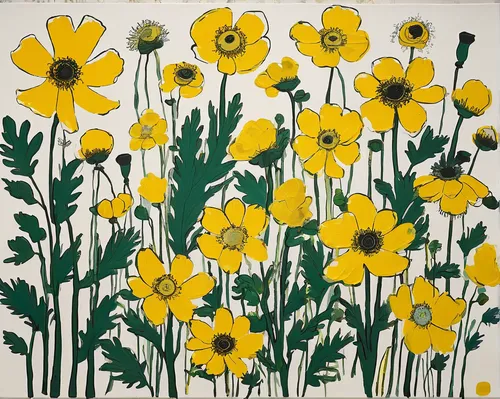 sunflower paper,rudbeckia,yellow daisies,flower painting,sunflower lace background,helianthus,daisies,helenium,sunflowers,sand coreopsis,oxeye daisy,daisy flowers,minimalist flowers,cartoon flowers,wildflowers,sunflowers in vase,buttercups,australian daisies,sun daisies,barberton daisies,Art,Artistic Painting,Artistic Painting 51