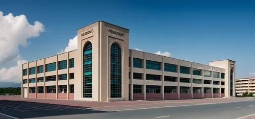 this is an multilevel car parking building with no glass on the building ,bankverein,herzogenaurach,eschborn,fachhochschule,biozentrum,industrial building,pforzheim,architekten,hinwil,floridsdorf,hoch