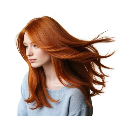 ginger-coloured hairs,a woman with red hair flying across the air,rousse,pelo,fluttering hair,clairol,redheaded,windblown