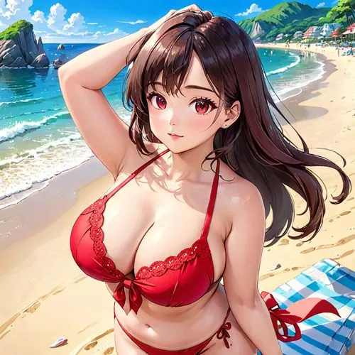 beach background,summer background,beach scenery,uzuki,sanya,niijima,yuzana,umehara,akagi,idolmaster,hitomi,amagi,mai,riko,red summer,haruna,tomoe,noriko,kiana,michiaki,Anime,Anime,Traditional