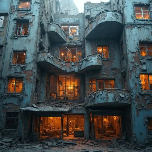 hashima,homs,destroyed city,rubble,luxury decay,building rubble,ezzor,ashrafiyeh,ruin,demolitions,douma,ghouta,ravaged,destroyed houses,syria,yarmouk,pedrera,post apocalyptic,fire damage,wreckages,Photography,General,Realistic