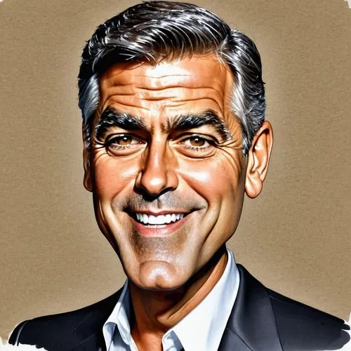 George Clooney,clooney,garcetti,kurkjian,malzberg,ricardi,villaraigosa,torlakson,stephanopoulos,pachter,kerkorian,siegelman,caricature,mitt,vasgersian,lurch,bernstein,boehner,schweikert,bhl,bisciotti