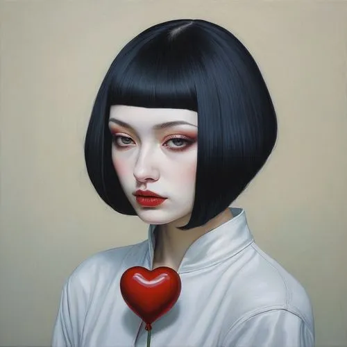 jasinski,heatherley,coeur,loveless,homogenic,suzong,romantic portrait,han thom,xueying,jianying,rankin,queen of hearts,wenzhao,heart cherries,zuoying,vanderhorst,heart shape,painted hearts,kawakubo,youliang,Illustration,Realistic Fantasy,Realistic Fantasy 07