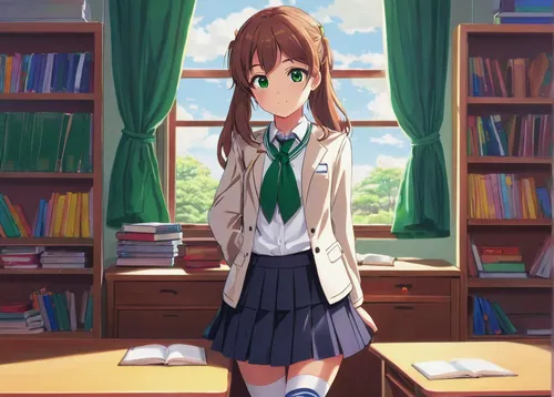 classroom,girl studying,school skirt,school clothes,study room,school uniform,transparent background,tutor,schoolgirl,background image,green background,locker,study,reading,green wallpaper,classroom training,would a background,librarian,scholar,cg artwork,Conceptual Art,Daily,Daily 26